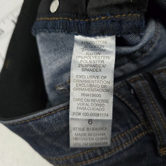 Democracy ab technology jeans slim skinny size 6 womens 5443 - Picture 11 of 12